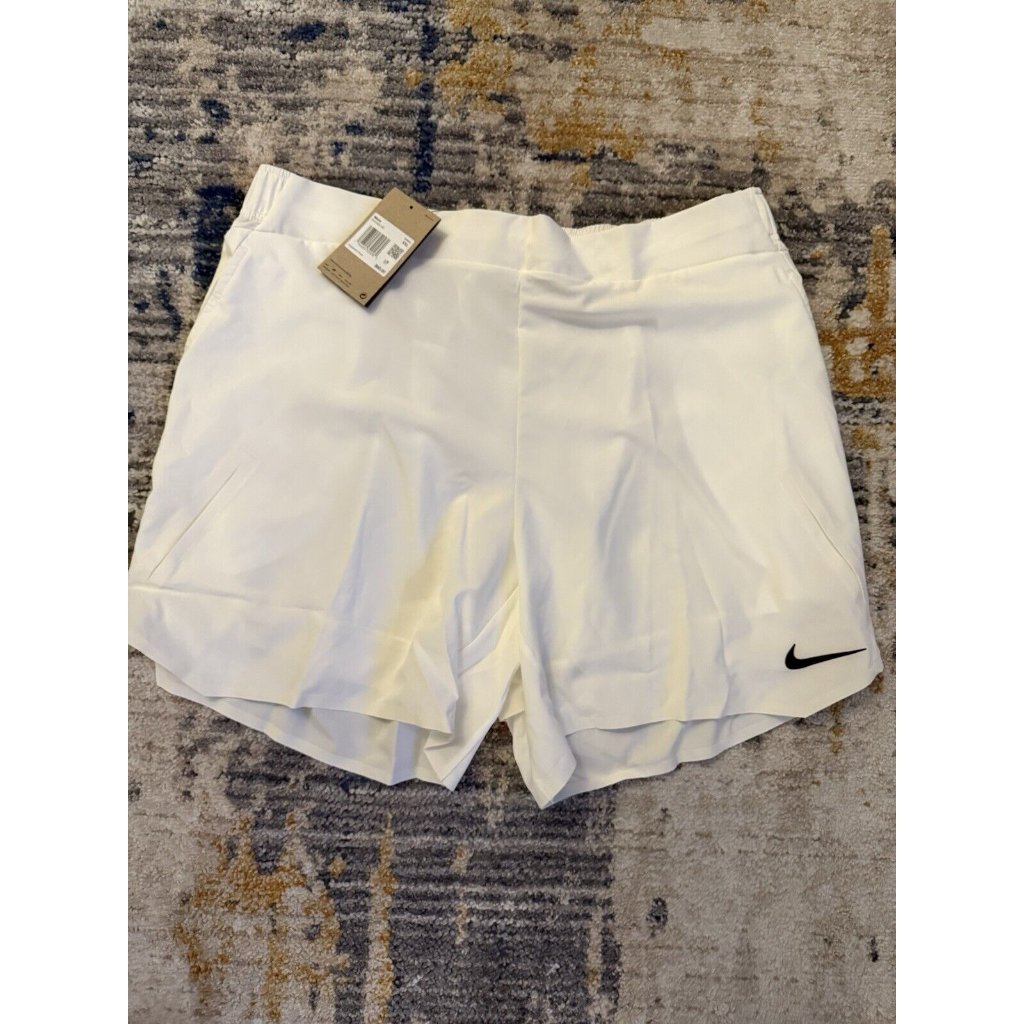 $80 Nike Men 2xl Court Advantage Slam Tennis Shorts White Wimbledon 23